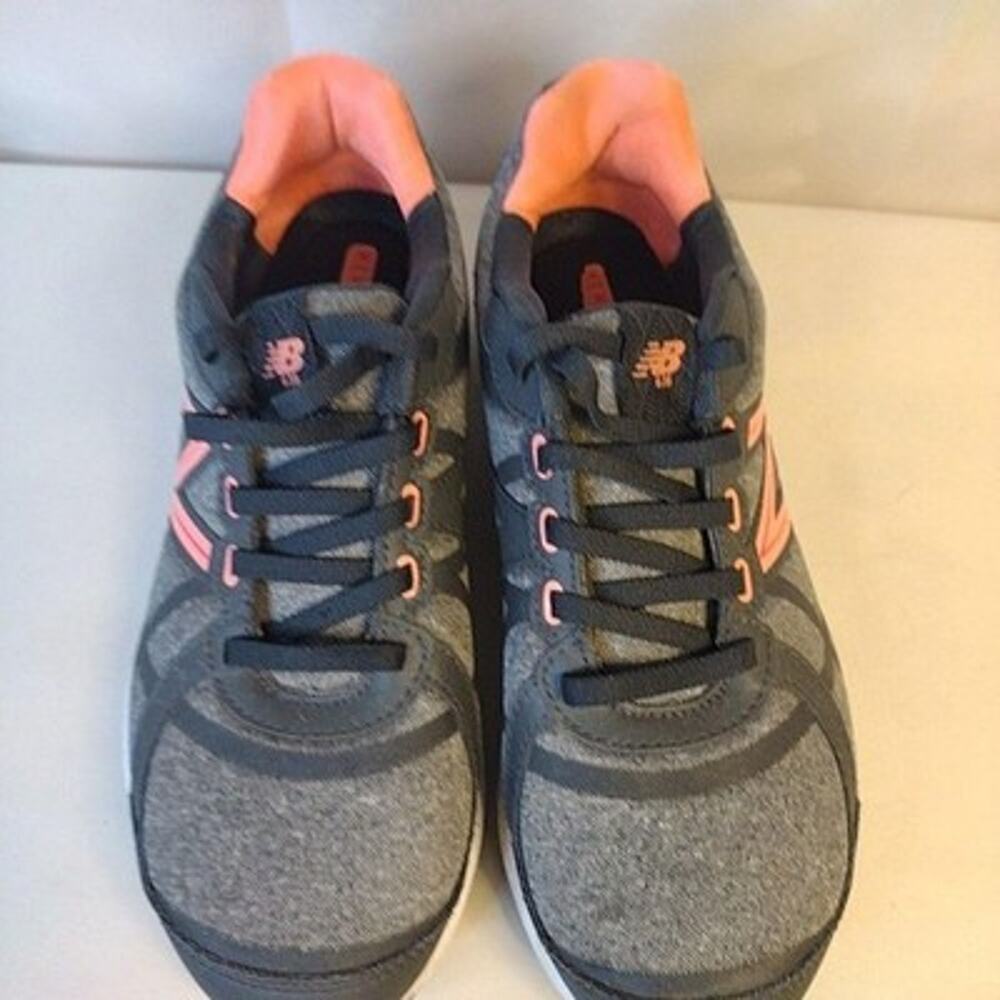 New Balance 636 Shoes Womens Size 9 Gray Pink Memory Foam Running Sneakers